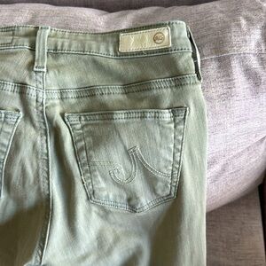 AG Adriano Goldschmied Green Ankle & Cropped Jeans